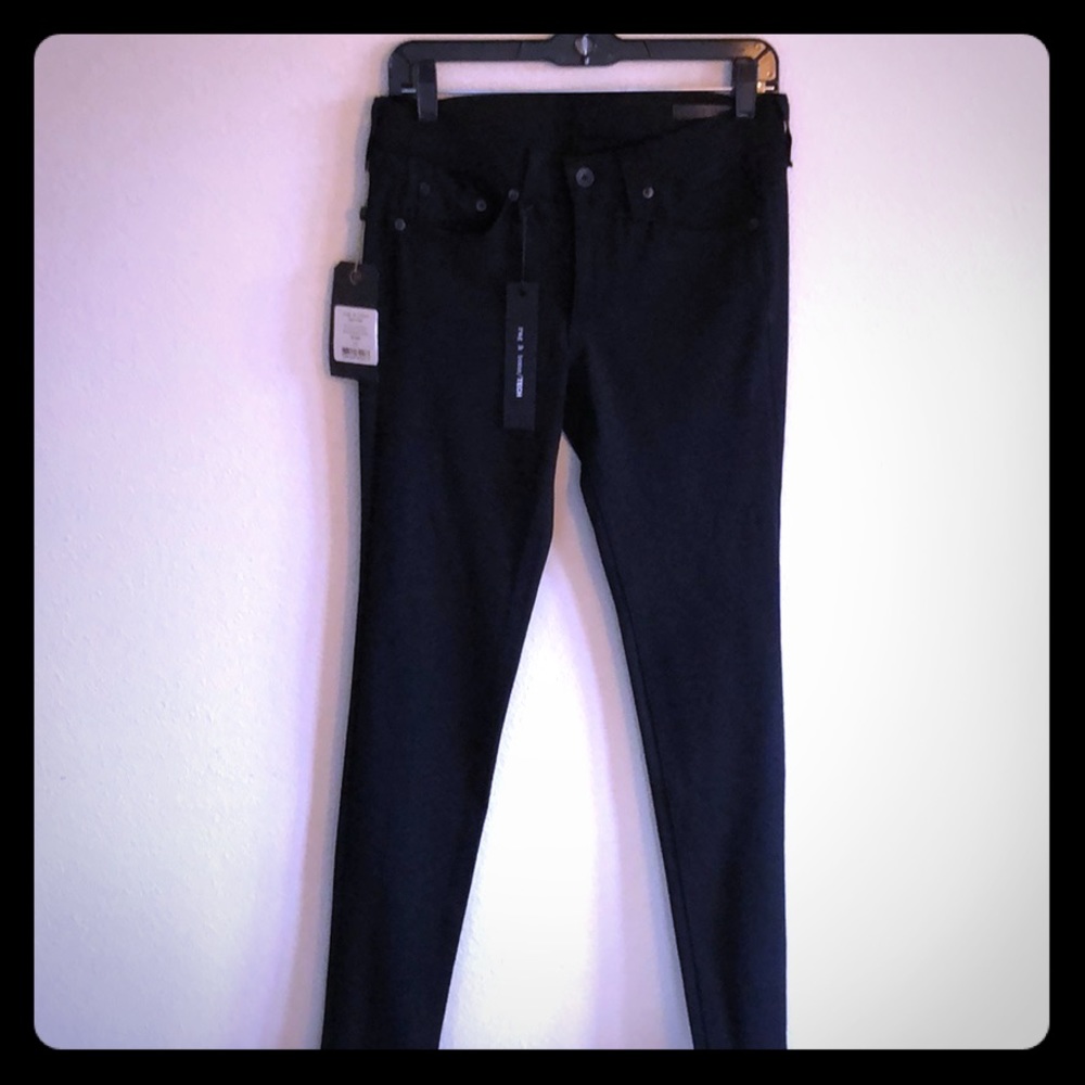 Rag and Bone skinny equestrian pants in black 27